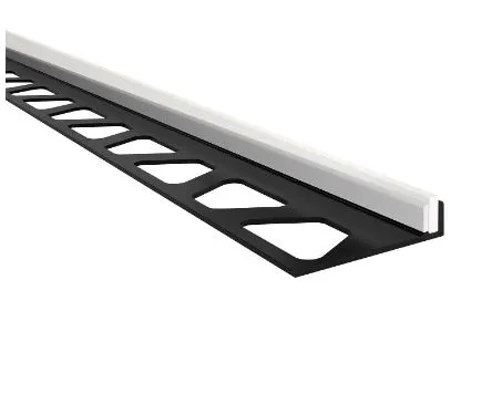 Schlüter Showerprofil S Gefällekeil Edelstahl brillantweiß matt Höhe 10 mm
