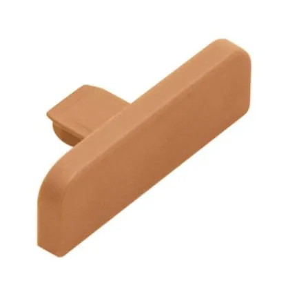 Schlüter Trep-S/EK Endkappe Treppenprofil nussbraun 26 mm schmal