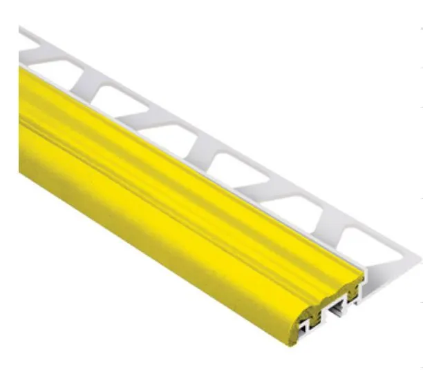 Schlüter Trep S Alu Treppenprofil schmal 1,5 m citrusgelb 26 mm breit