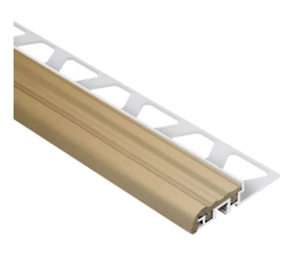 Schlüter Trep S Alu Treppenprofil schmal 2,5 m helbeige 26 mm breit
