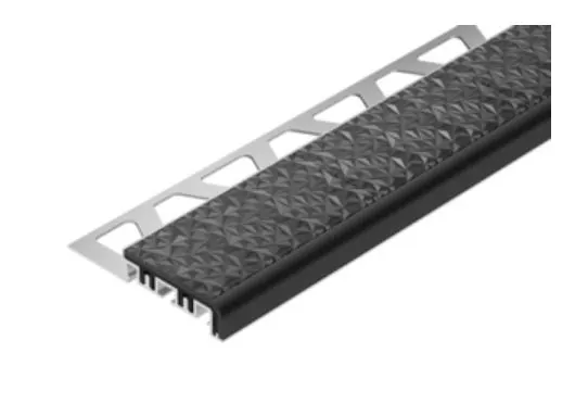 Schlüter Trep V 42 Treppenprofil graphitschwarz Länge 1,5 m