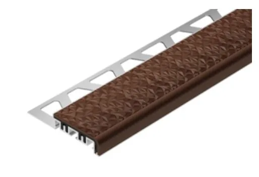 Schlüter Trep V 42 Treppenprofil nussbraun Länge 1,5 m