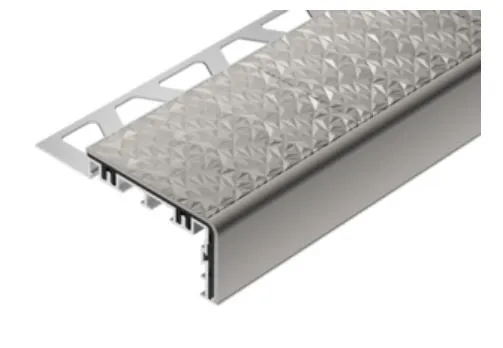 Schlüter Trep V 60 Treppenprofil steingrau Länge 1 m