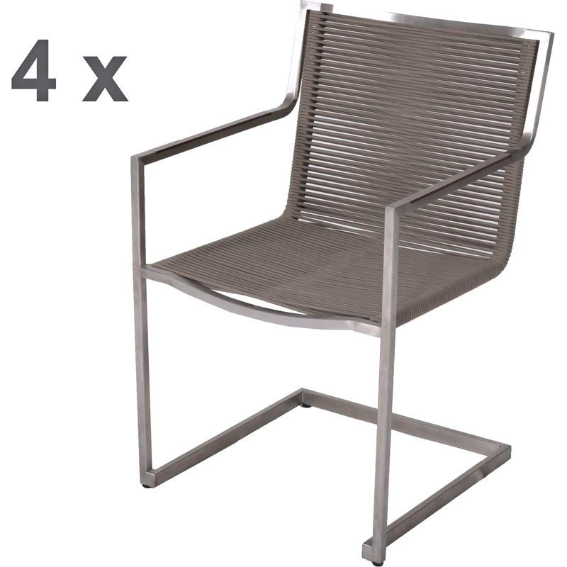 Freischwinger Sienna, Seilbespannung, 4er Set