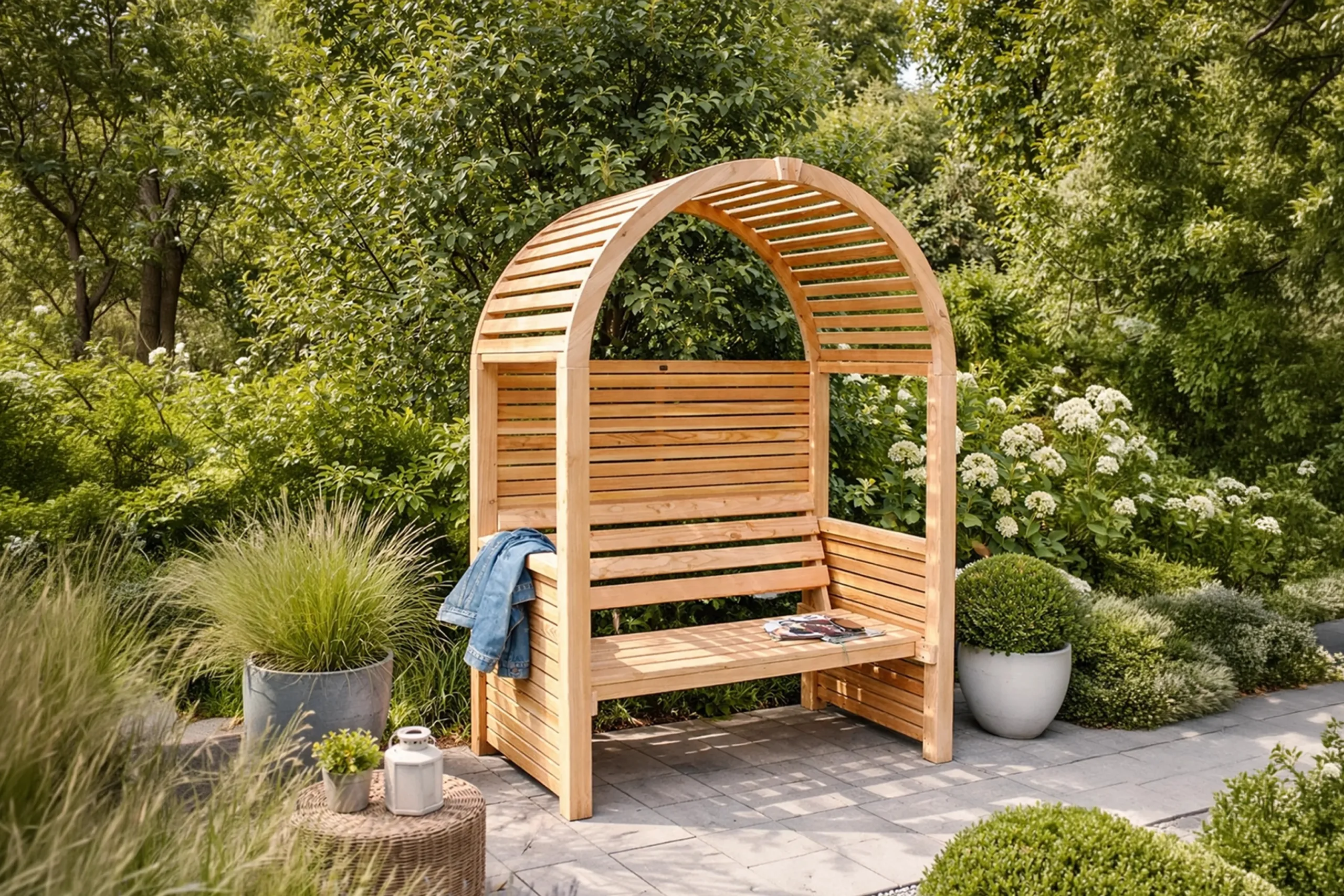 Sitzpergola Paula aus Lärche