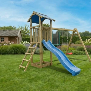 Kinderspielturm Carina mit Doppelschaukel Kinderspielturm Carina mit Doppelschaukel