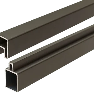 Alu-Start-/Endleiste Standard für Steckzaun | E-Line