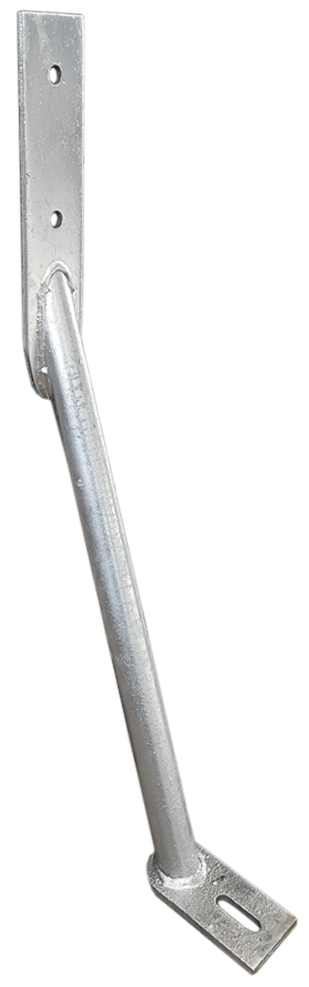 Sturmanker für Zaunpfosten 65 cm verzinkt | V-Line