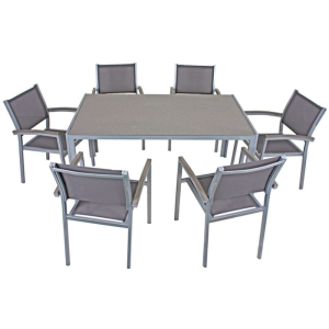 Tischgruppe Grace 7-tlg. Set