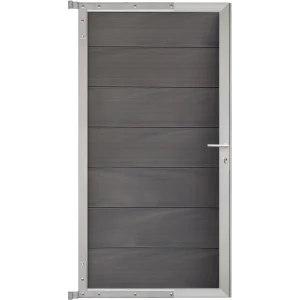 BPC Steckzaun Tor Ameland co-extrudiert 90×175 cm | V-Line