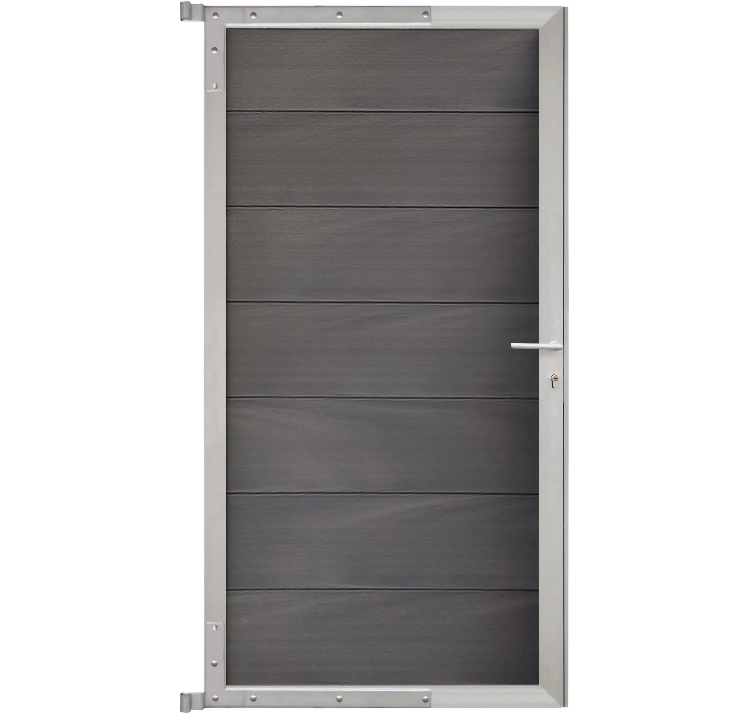 BPC Steckzaun Tor Ameland co-extrudiert 90x175 cm | V-Line