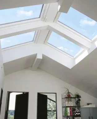 Velux EKX 0080 Firsthauben-Set für 2 Fenster über First
