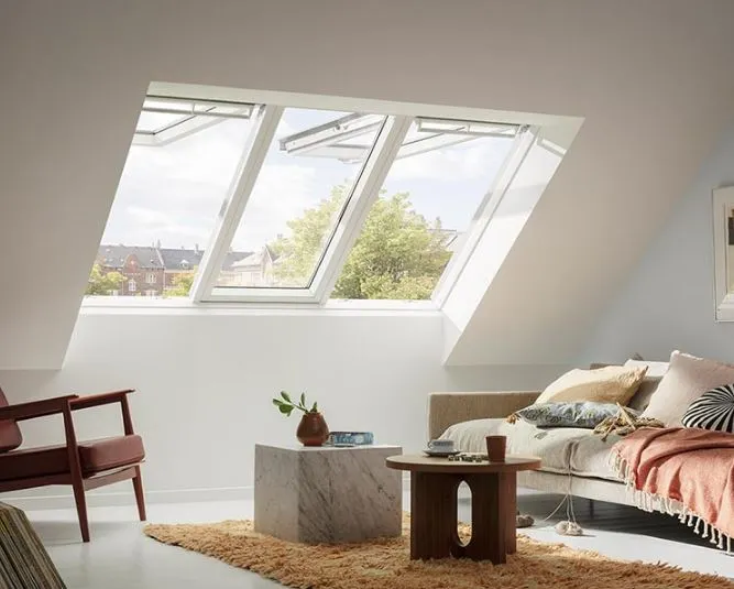 Velux GPLS 2066 Energie Plus Klapp-Schwingfenster Lichtlösung 3 in 1