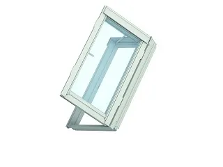 Velux GXL 2066 FK06 Wohn-/Ausstiegsfenster mit Türfunktion Energie Plus Holz weiß lackiert