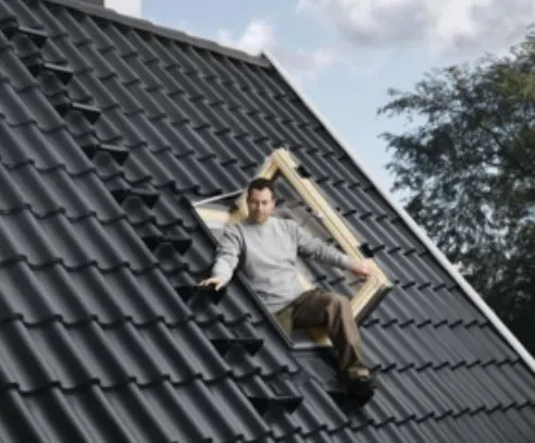 Velux GXL 3066 FK06 Wohn-/Ausstiegsfenster mit Türfunktion Energie Plus Holz klar lackiert