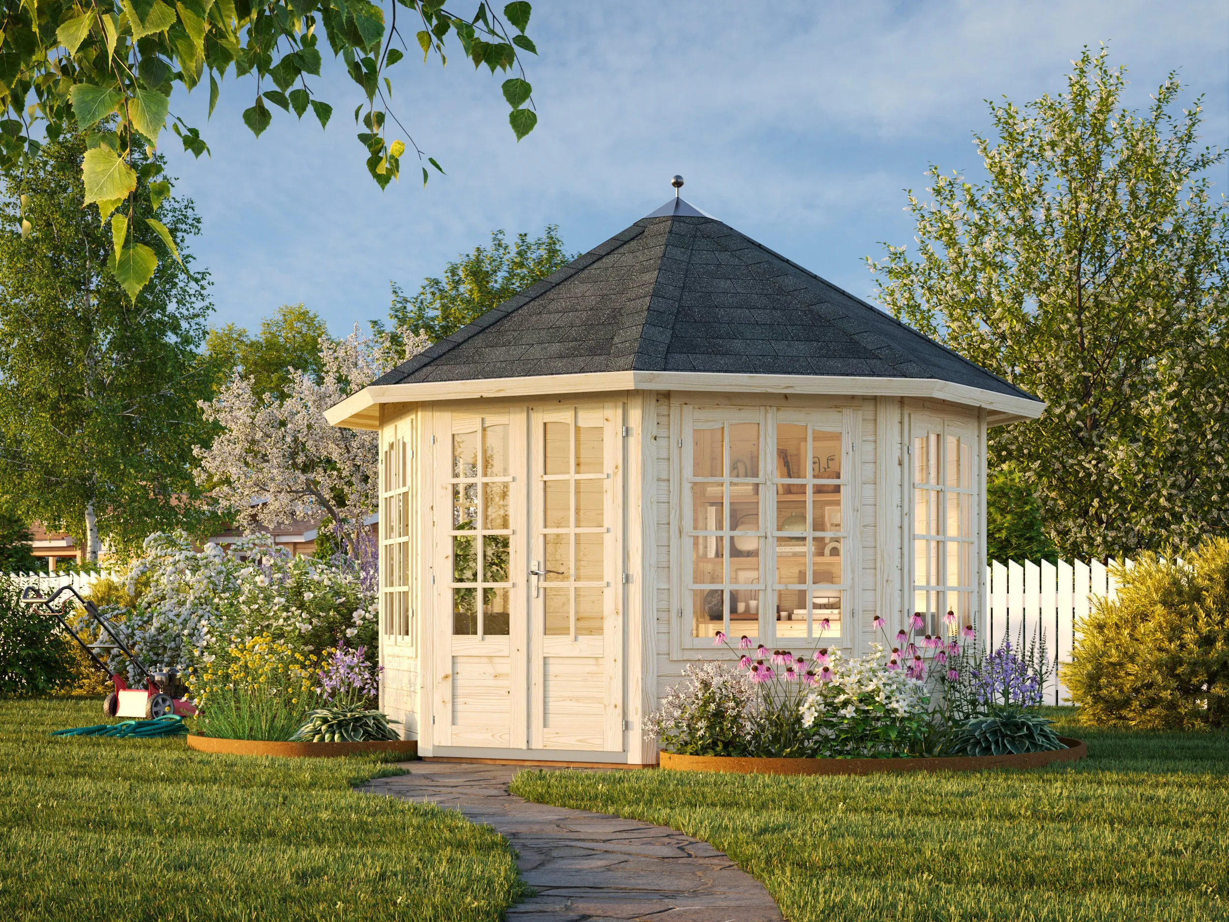 Gartenpavillon Veronica 4 ISO / 9,2m²