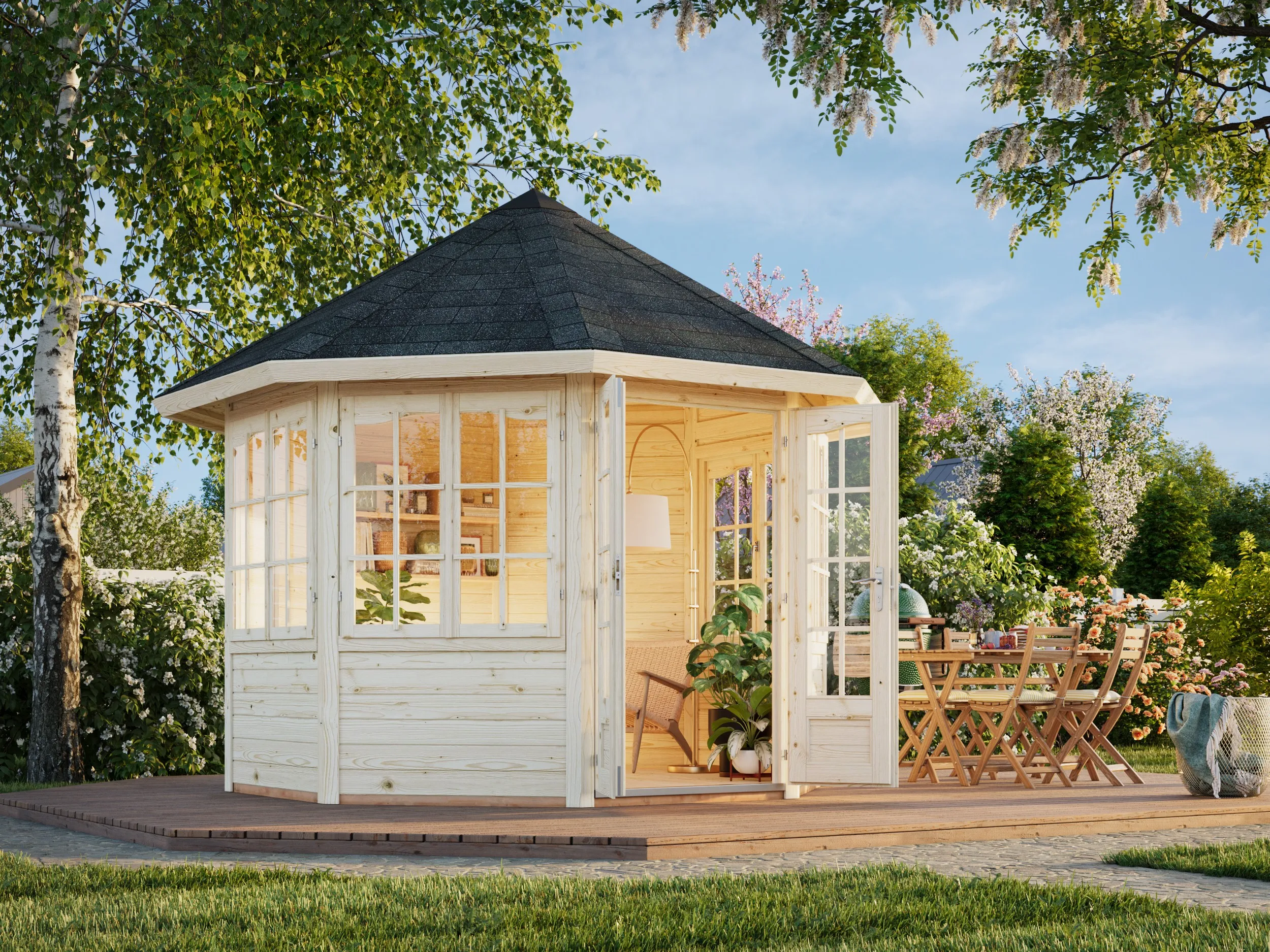 Gartenpavillon Veronica 4 ISO / 6,7m²