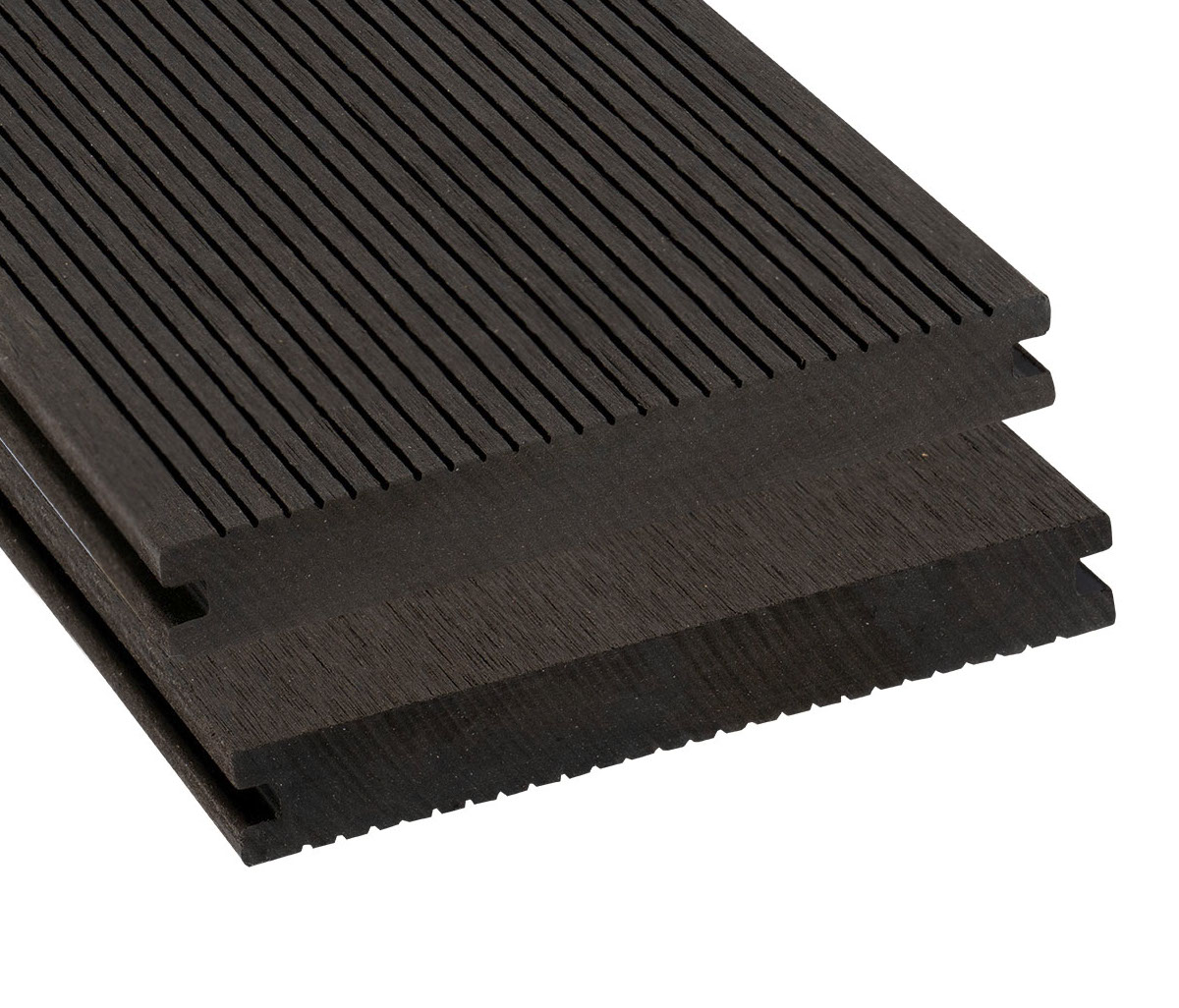 WPC Terrassendielen Expert Massiv Dunkelgrau / Ebony 20x140 mm