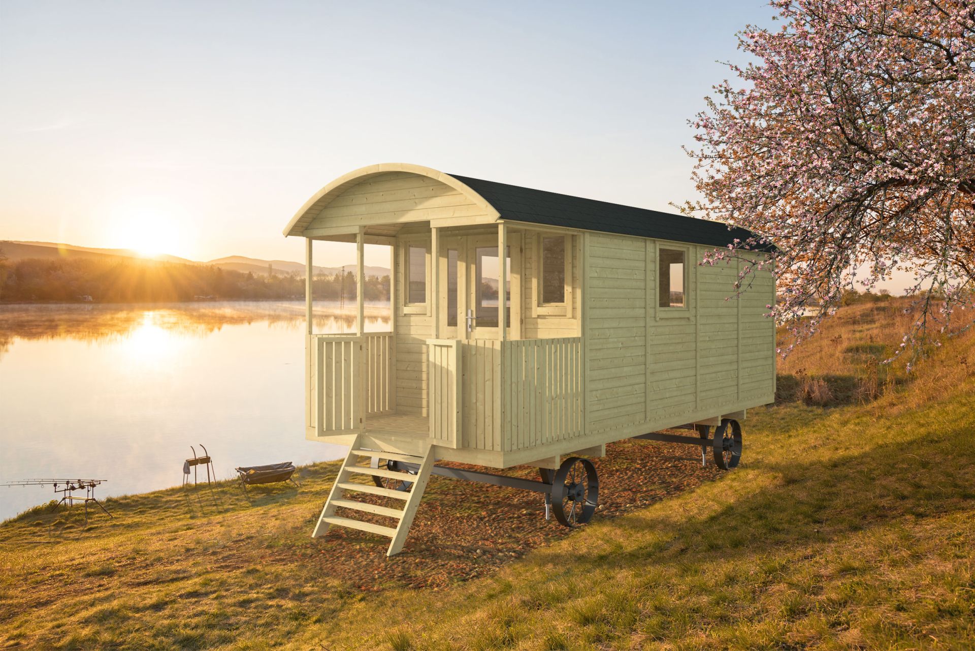 Zirkuswagen Johnny ISO / Pipowagen / Bauwagen / Campinghaus