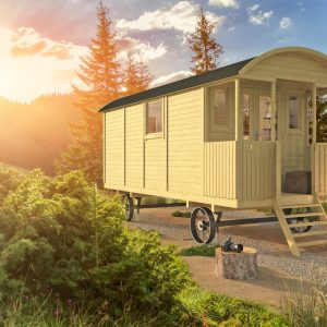 Zirkuswagen Kathy ISO / Pipowagen / Bauwagen / Campinghaus