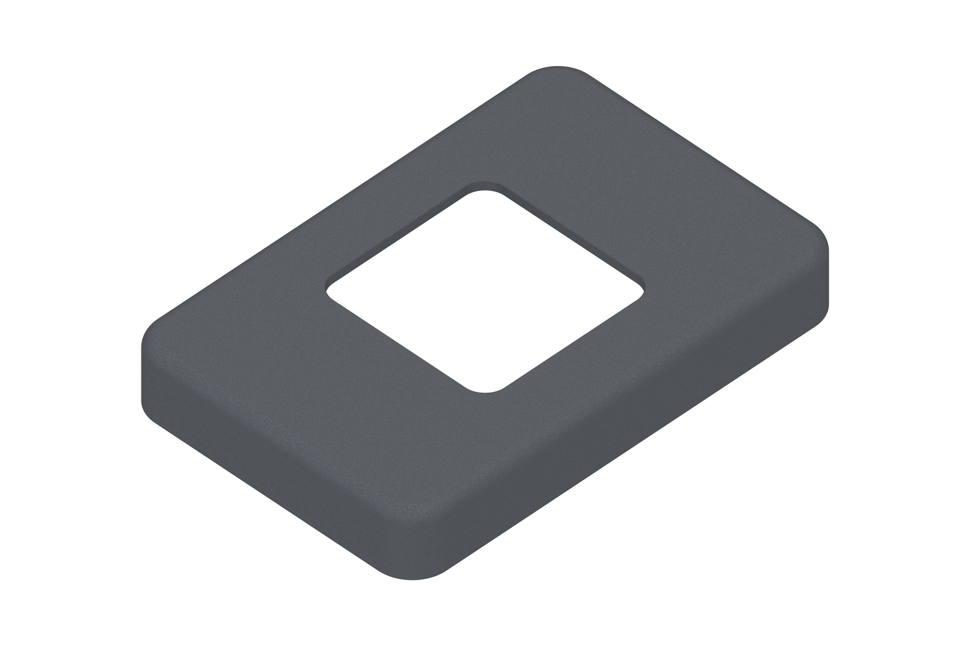 Pfostenträger-Abdeckung für Aluminium-Pfosten Basic
