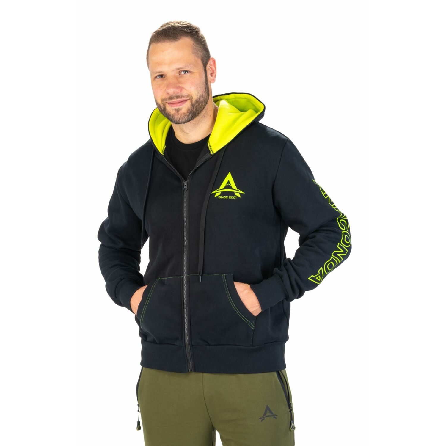 Anaconda Hi-Vis Team Zipper Hoodie Gr. L