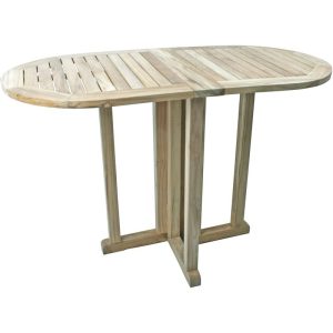 Balkonklapptisch Solo, Teak B-grade, unbehandelt