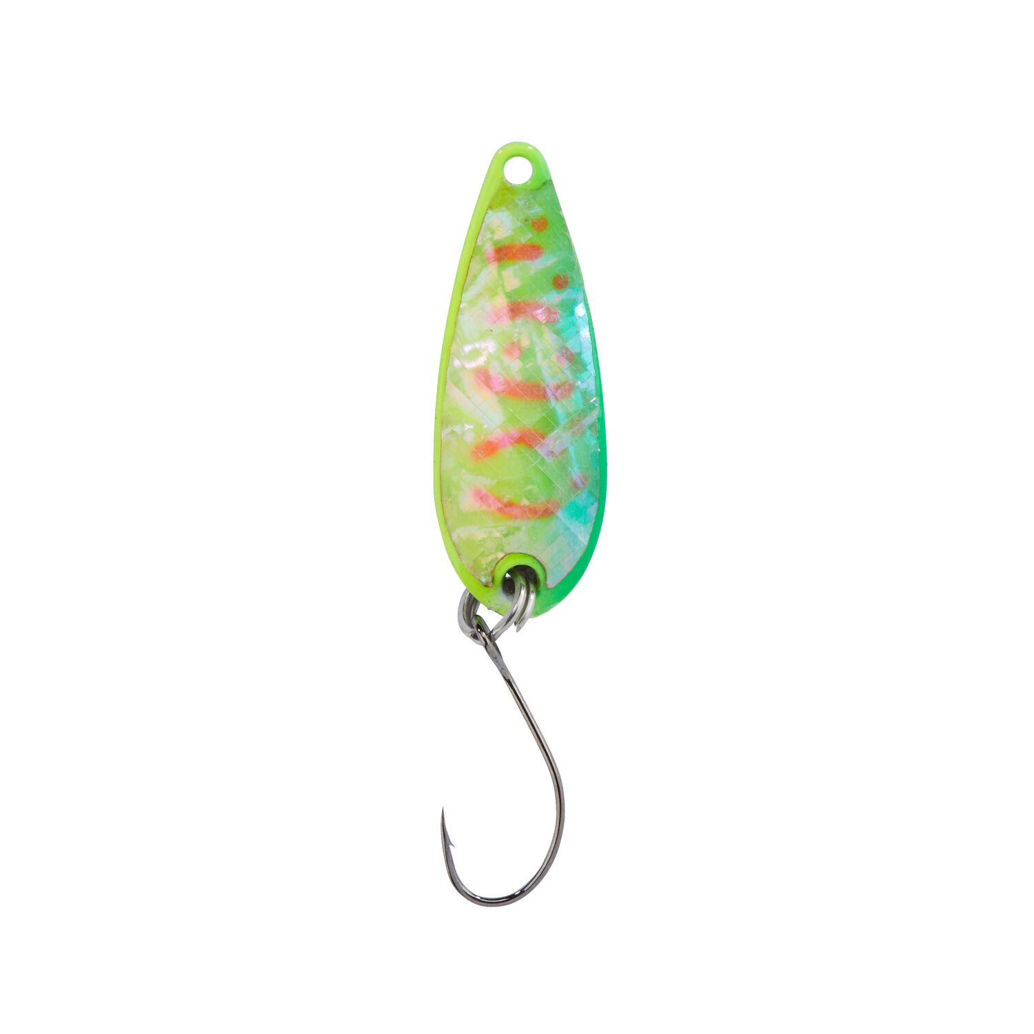 Balzer Perlmutt Abalone Spoon gelb-grün