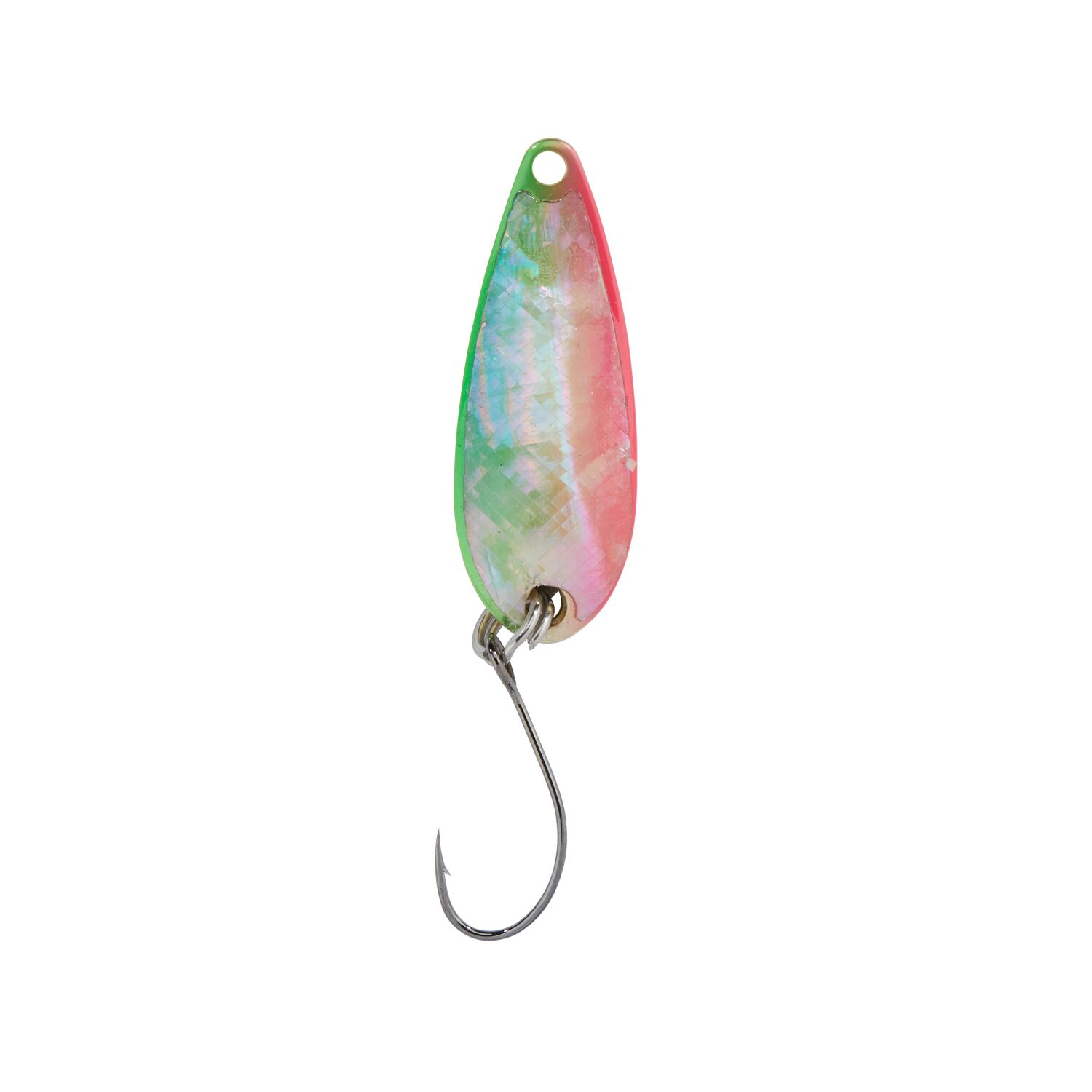 Balzer Perlmutt Abalone Spoon rot-grün