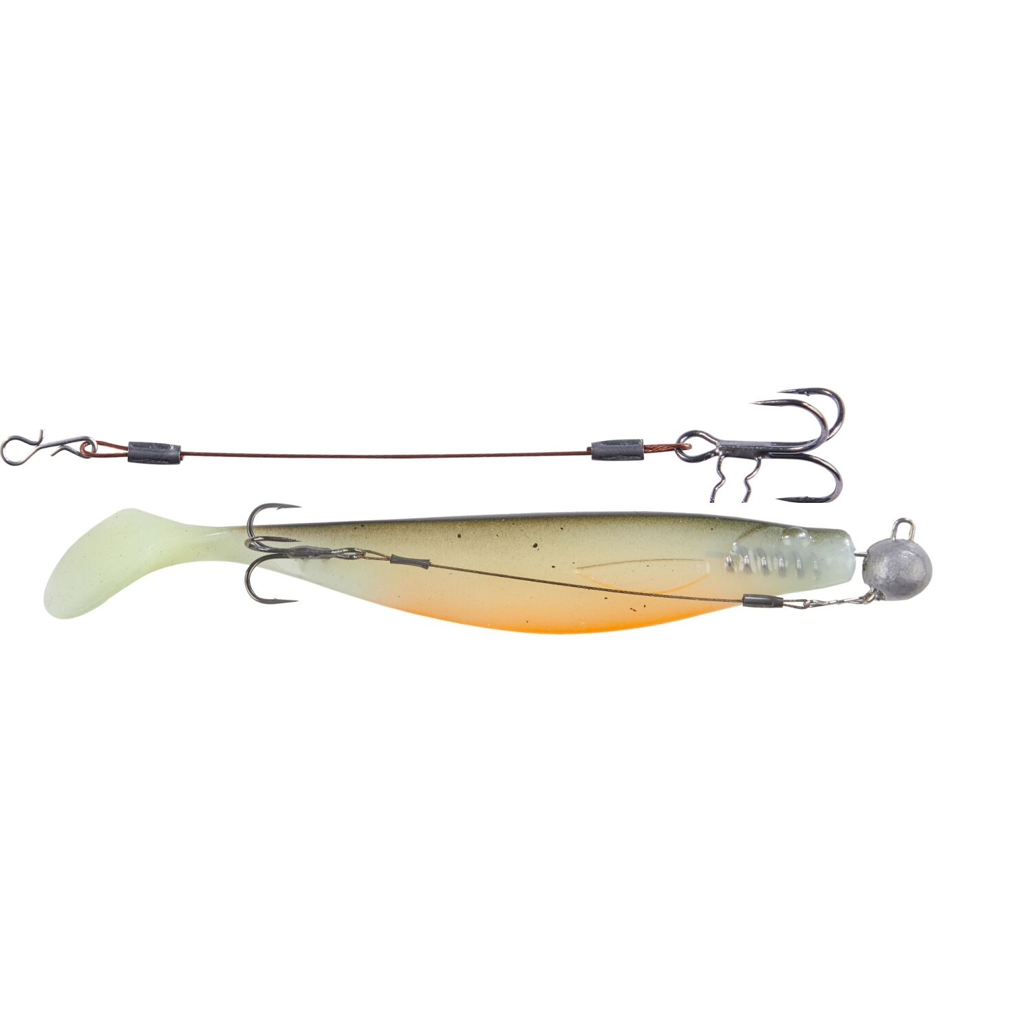 Balzer Shirasu 1×7 Stinger Rig mit Baitholder Drilling Gr. 6
