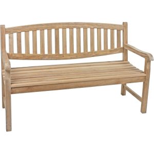 Bank Lombok, 3-Sitzer, Teak B-grade, unbehandelt