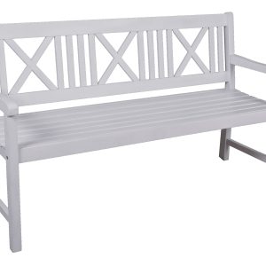 Bank Malmö, 3-Sitzer aus Eukalyptusholz white washed