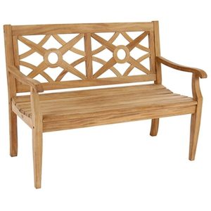 Bank Sayang, 2-Sitzer, Teak, unbehandelt