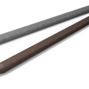Baumpfahl aus Recycling-KUNSTSTOFF mit Spitze / Holzpalisade / Zaunpfahl / Pfosten