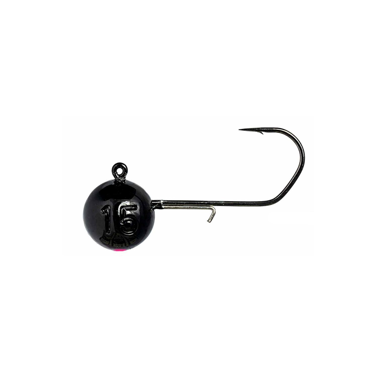 Big Mama Monkey Hooks UV Schwarz + UV Pink 2/0