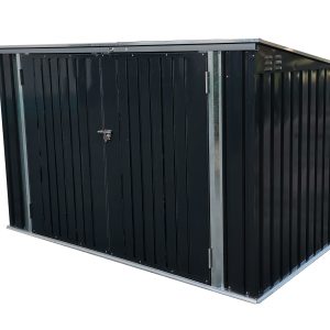Metall-Multibox FRIESLAND (Fahrradschuppen / Bikebox / Gartenschrank / Mülltonnenbox)
