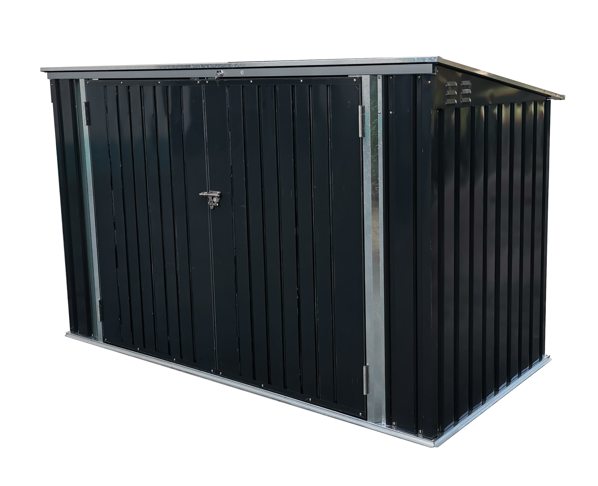 Metall-Multibox FRIESLAND (Fahrradschuppen / Bikebox / Gartenschrank / Mülltonnenbox)