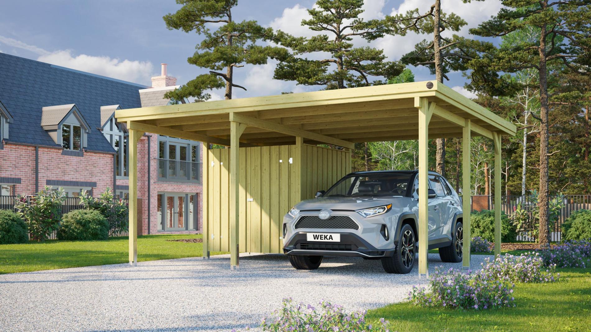 Doppelcarport Kasbek 607 inkl. Geräteraum