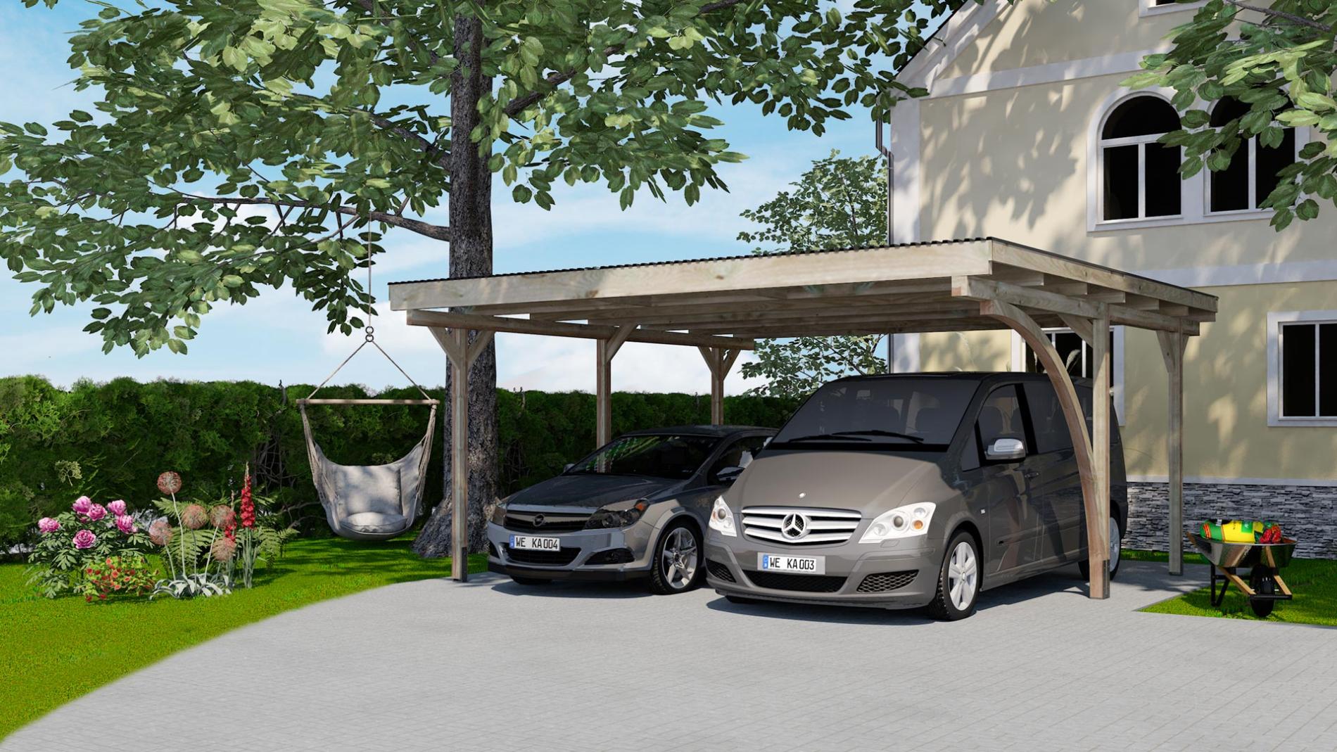Doppelcarport Mikeno 616a