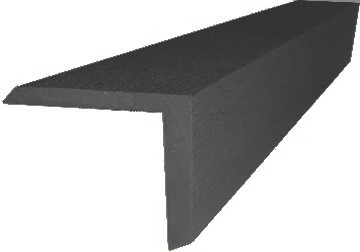 WPC Abschlusswinkel Ebony Dunkelgrau