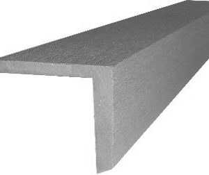 WPC Abschlusswinkel Hellgrau / Silver Cedar