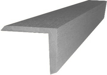 WPC Abschlusswinkel Hellgrau / Silver Cedar