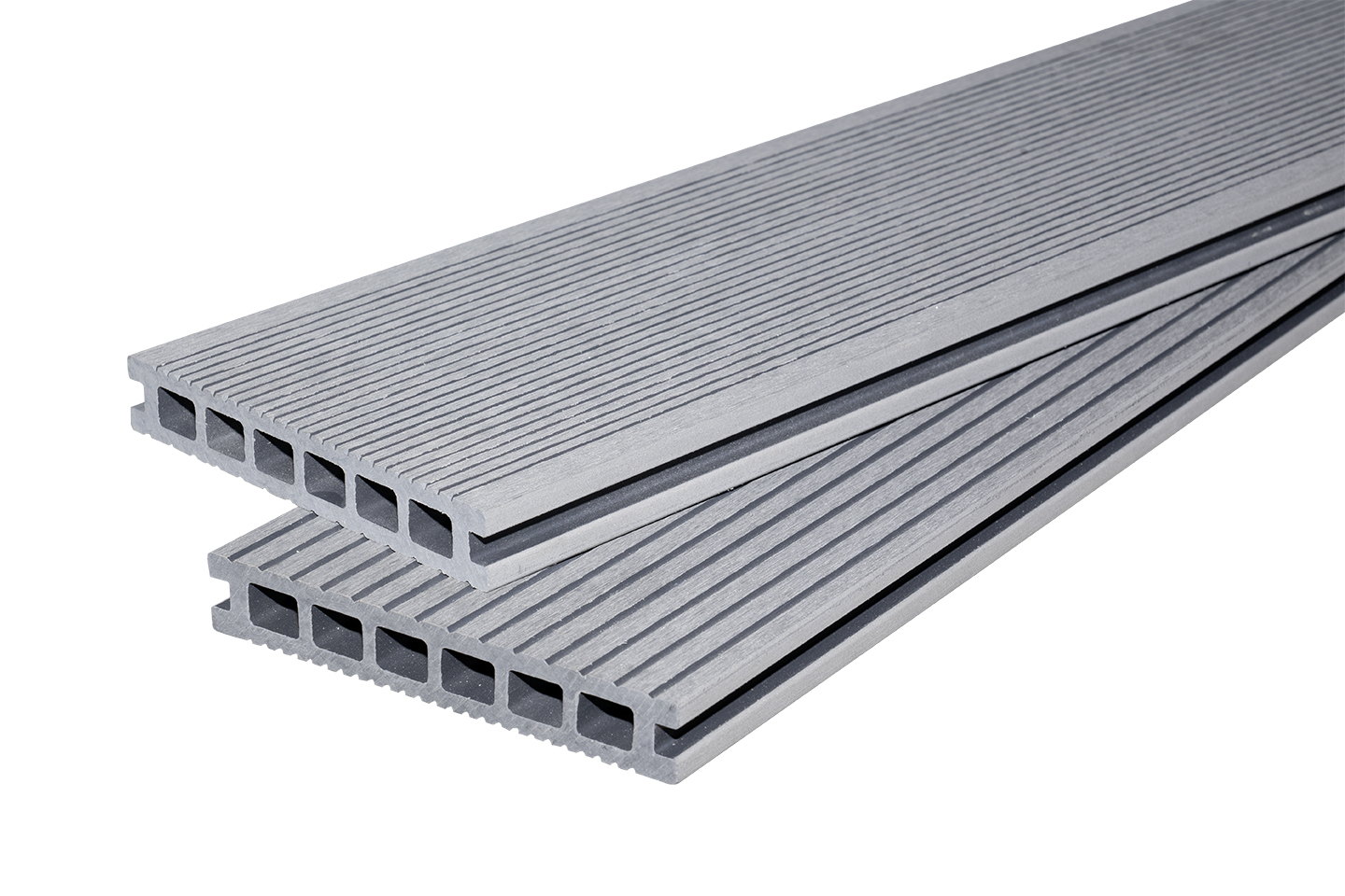 WPC Terrassendielen Premium Hellgrau 23x146 mm