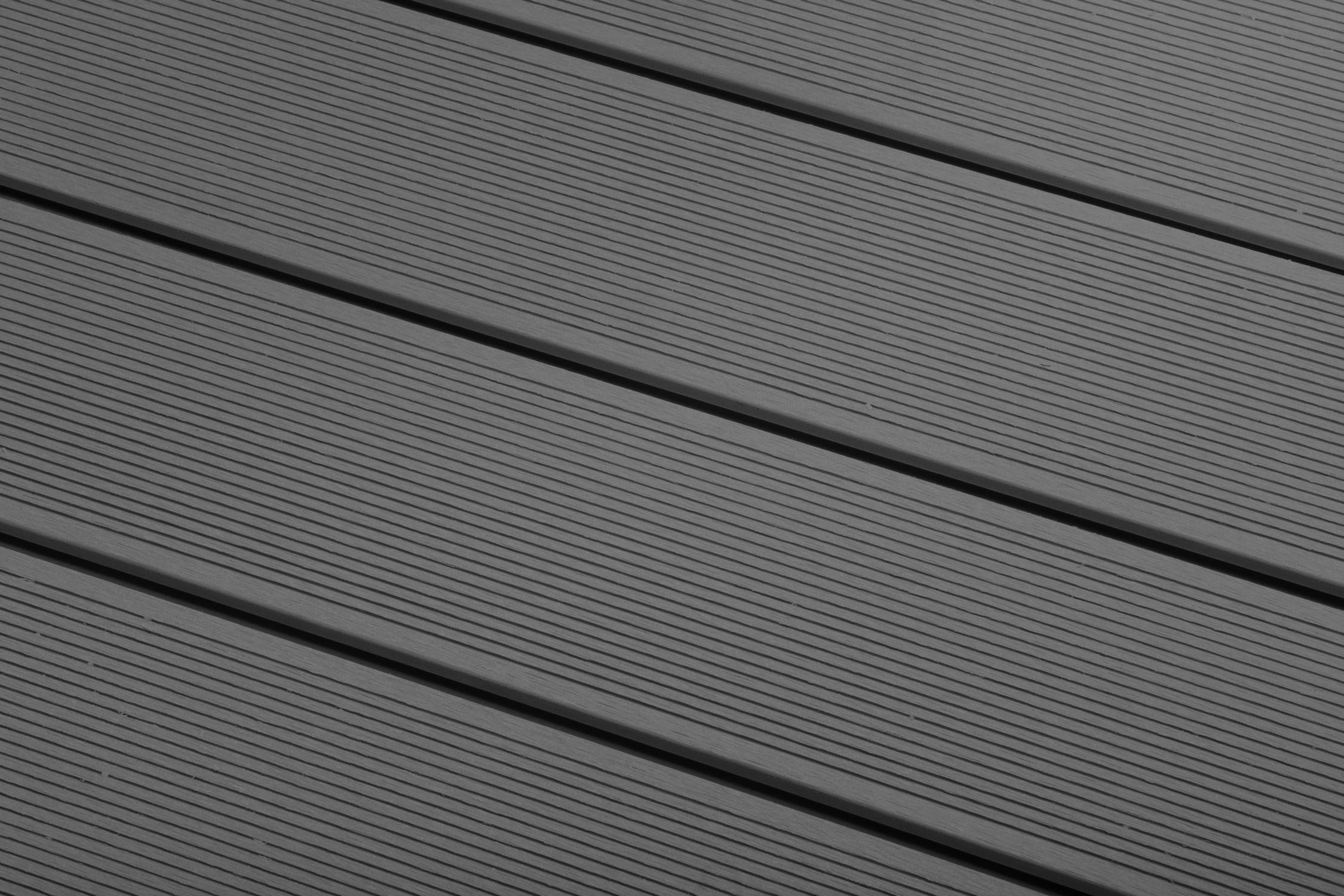 WPC Terrassendielen Komplettset MASSIV Expert Dunkelgrau Ebony 20x140 mm