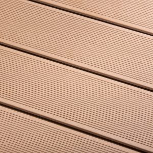 WPC Terrassendielen Komplettset MASSIV Expert Hellbraun Sand 20×140 mm