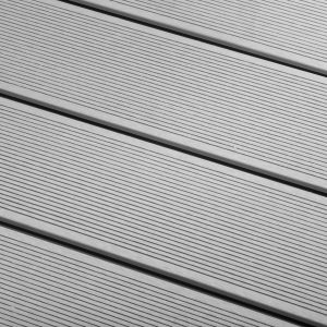 WPC Terrassendielen Komplettset MASSIV Expert Hellgrau Silver Cedar 20×140 mm