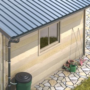 4,00 m Aluminium-Dachrinne für Pultdächer 4,00 m Aluminium-Dachrinne für Pultdächer