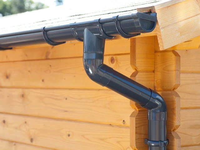 Dachrinnen-Komplettset PVC 78 mm - verschiedene Dachformen