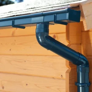 Dachrinnen-Komplettset PVC 80 mm  – verschiedene Dachformen