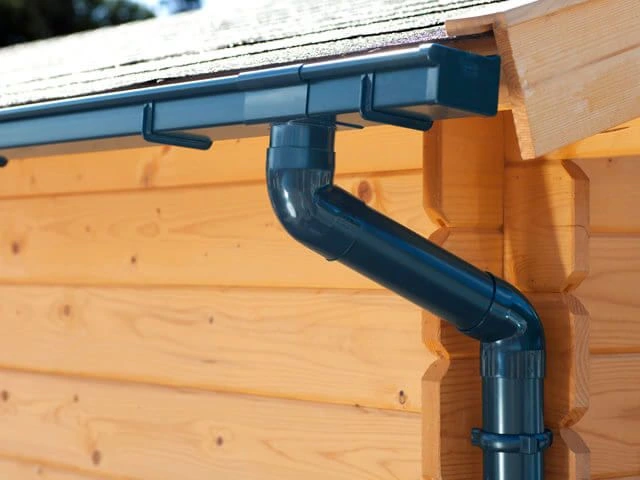 Dachrinnen-Komplettset PVC 80 mm - verschiedene Dachformen